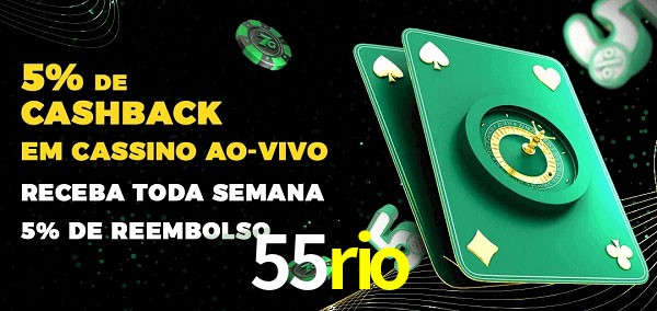 Promoções do cassino ao Vivo 55rio